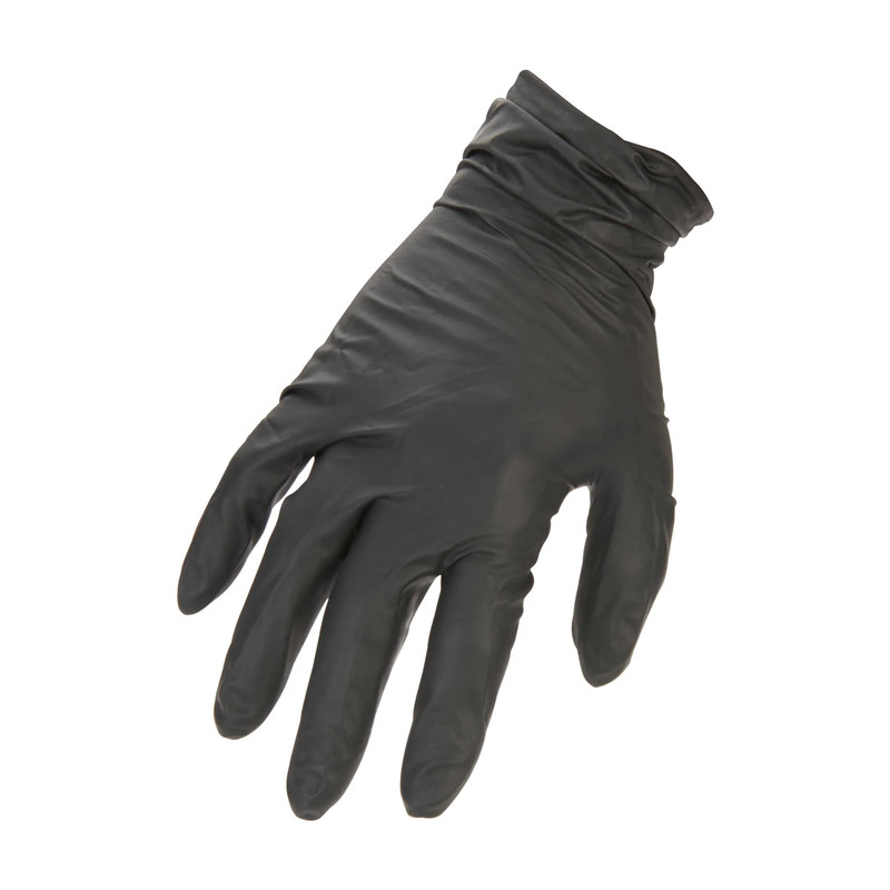Black Nitrile Gloves - 9 Mil - L - Box of 50